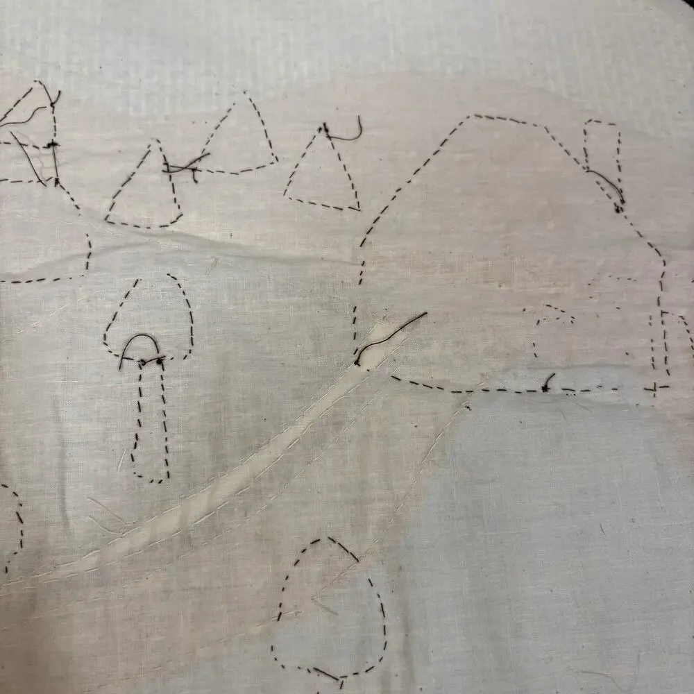 Farm Appliqued Quilted Wall Hanging Unframed 28